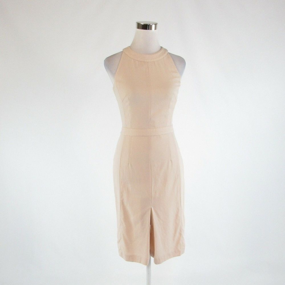 Light beige MARLOWE sheath dress IT36 2